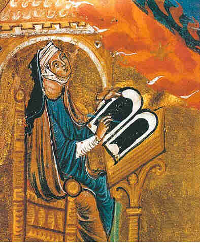 La compositora y profetisa Hildegard von Bingen (s.XII)