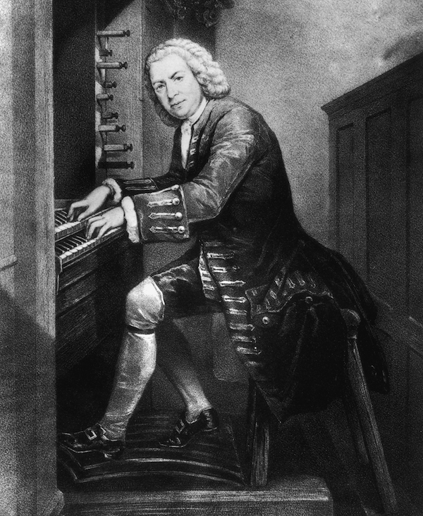 Johann Sebastian Bach al órgano