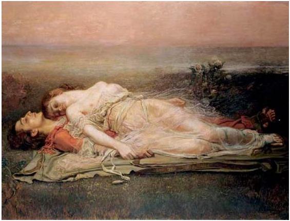 Tristán e Isolda [1910] de Rogelio de Egusquiza.