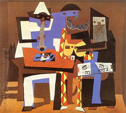 Músicos, de Pablo Picasso