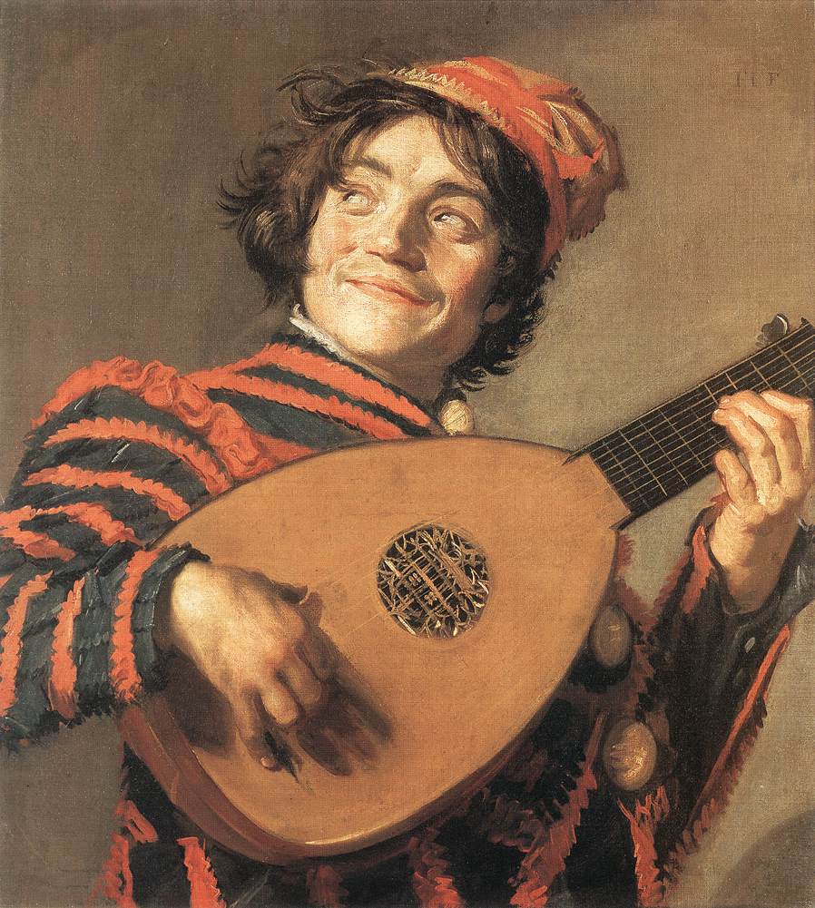 Bufón tocando el laúd, Frans Hals (1623).