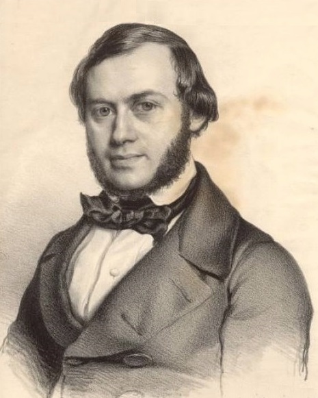Ferdinand David, el violinista que estrenó la obra y asesoró a Mendelssohn acerca de la parte solista.