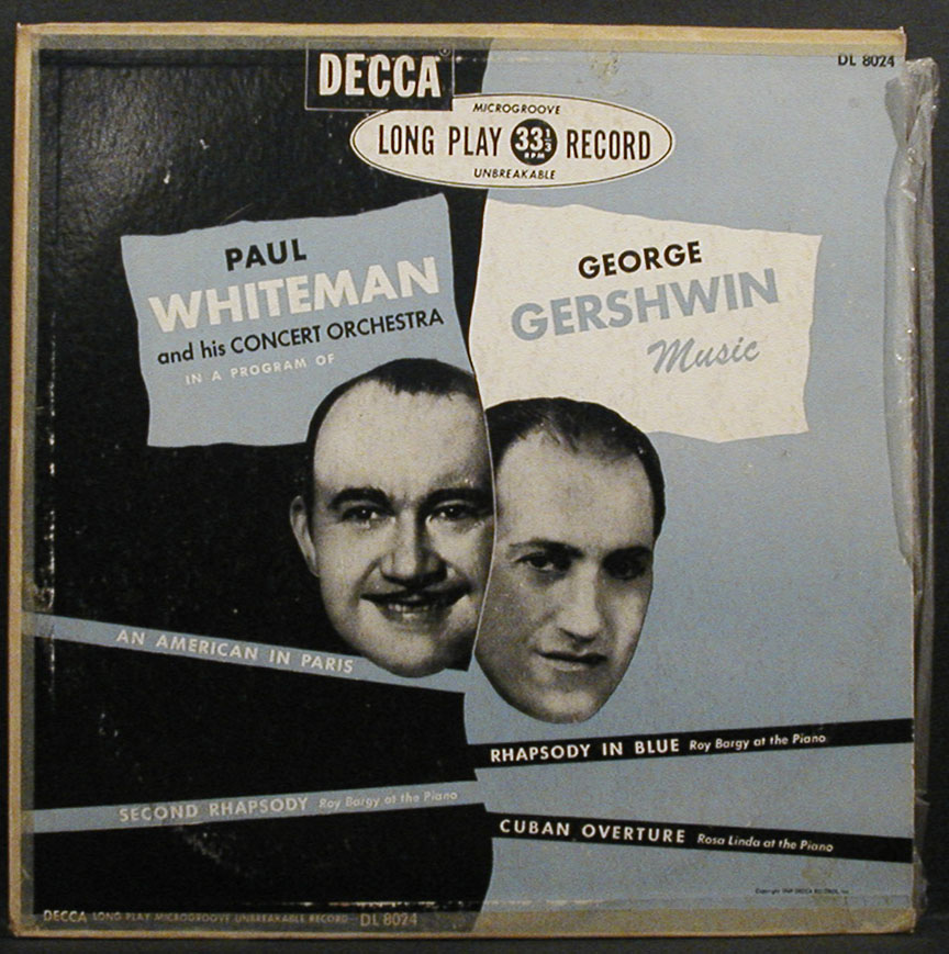 Paul Whiteman y George Gershwin, los más célebres promotores del 