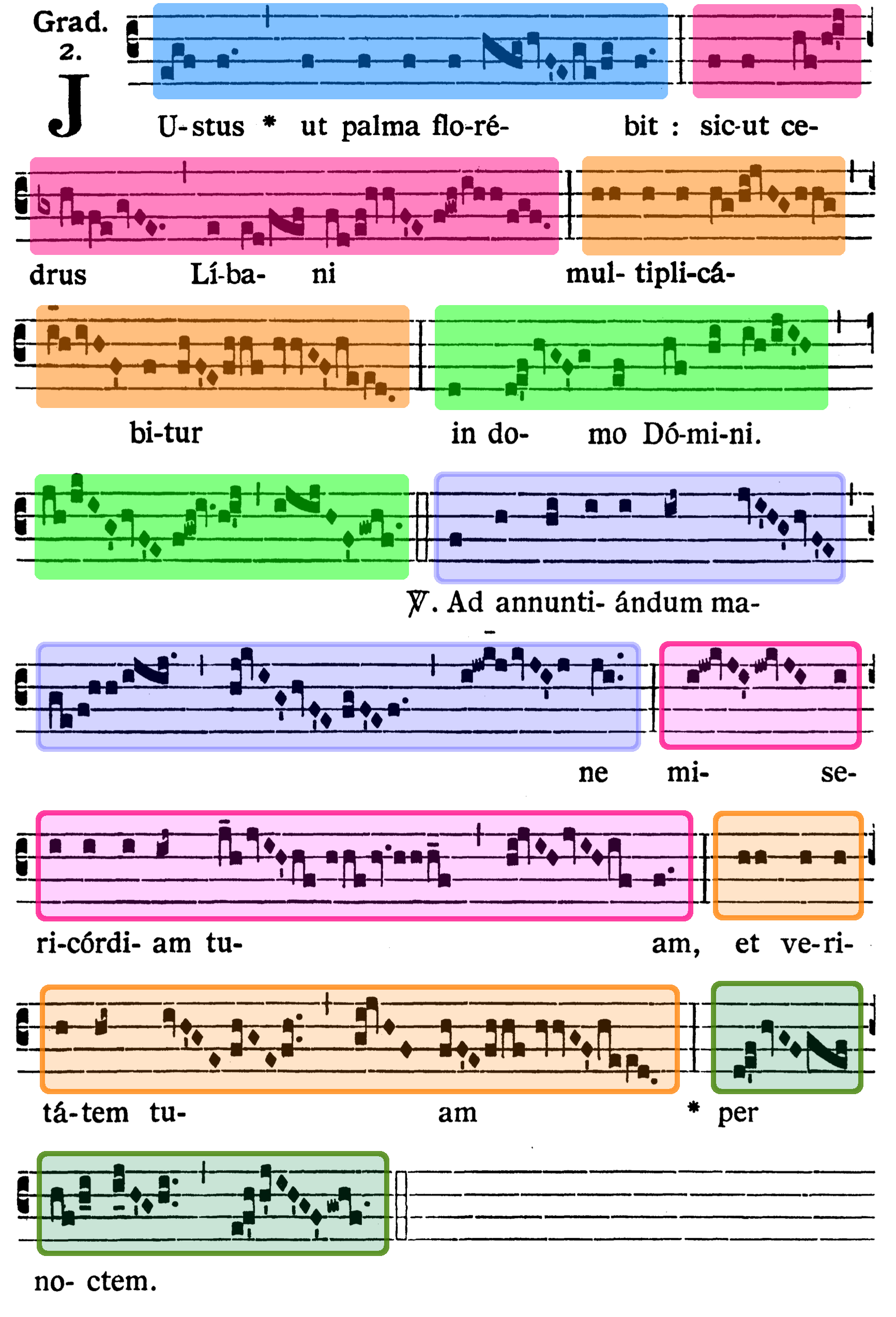 Gradual - Justus ut palma