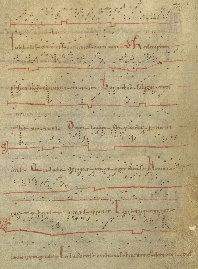 Partitura del organum 