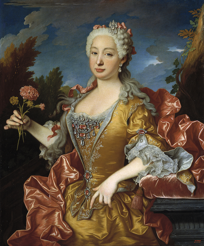 Retrato de la reina Bárbara de Braganza.