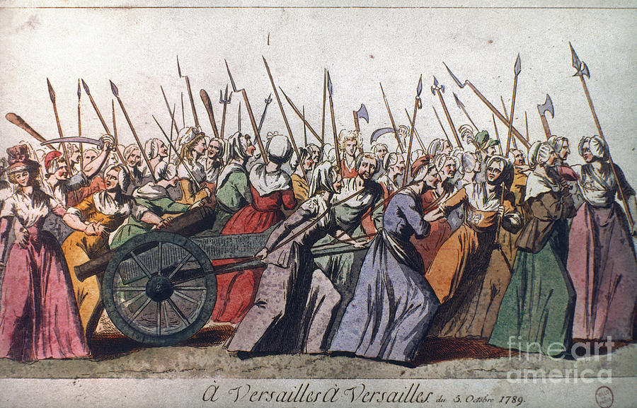 Litografía que representa el pueblo en armas en tiempos de la Revolución Francesa de 1789.