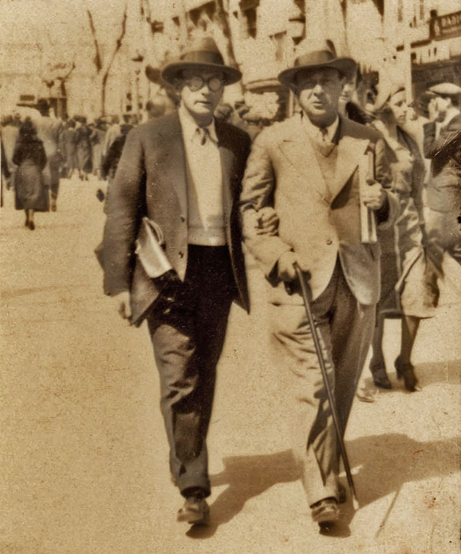 Webern y Schönberg paseando por Viena en los años 20.