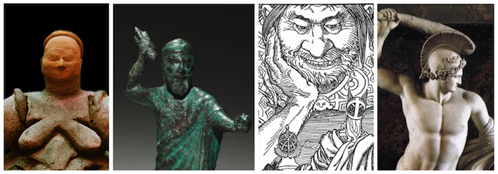Las estirpes del mito: La diosa madre, el dios guerrero, gigantes y enanos, héroes.