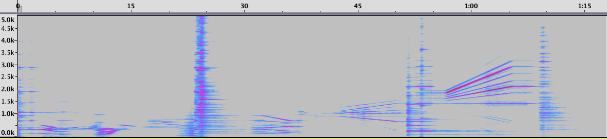 Espectrograma de la Sección 3.