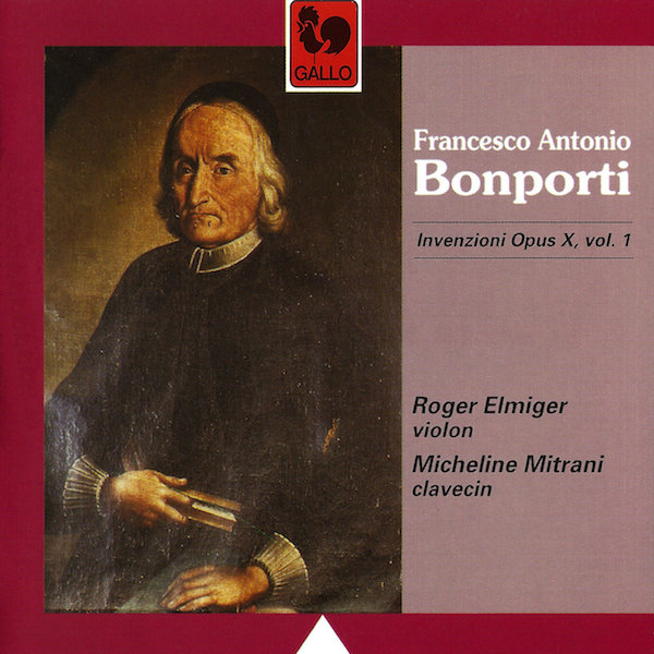 Francesco Antonio Bonporti en su único retrato conocido.