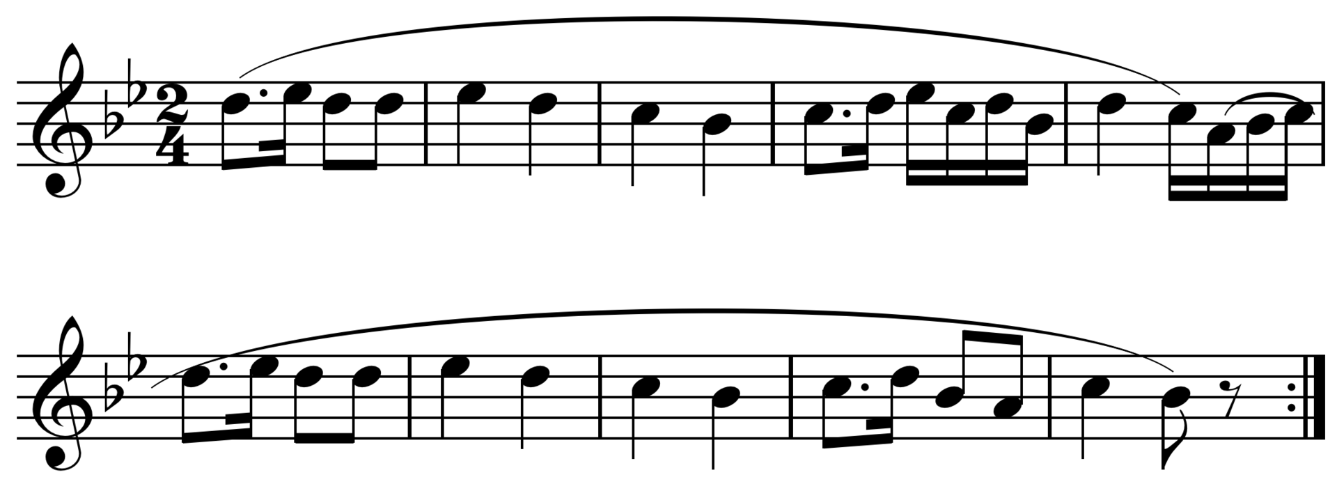 El periodo binario por antonomasia: El Andante con variaciones del Divertimento en Si bemol mayor Hob.II.46 de Joseph Haydn.