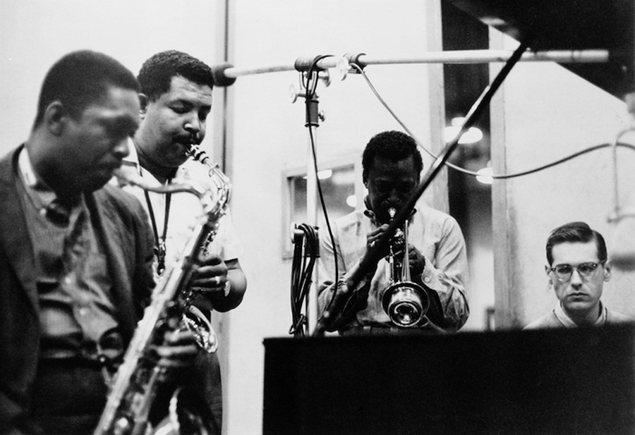 New York, 1958. Miles Davis junto a John Coltrane, Cannonball Adderley y Bill Evans.