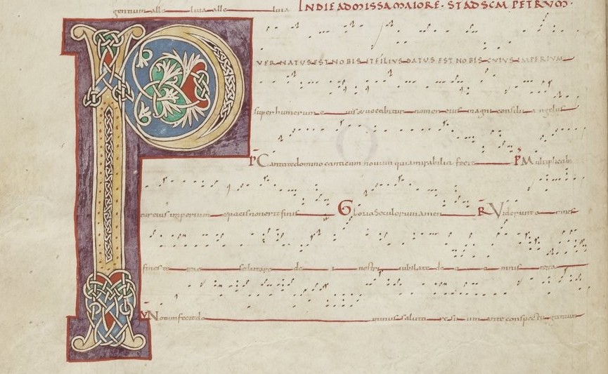 Graduale Albiense, f. 13v (s. XI)
