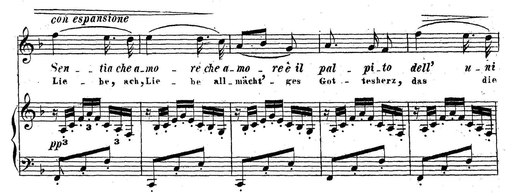 Verdi - La traviata - tema de amor en Ah, fors'è lui