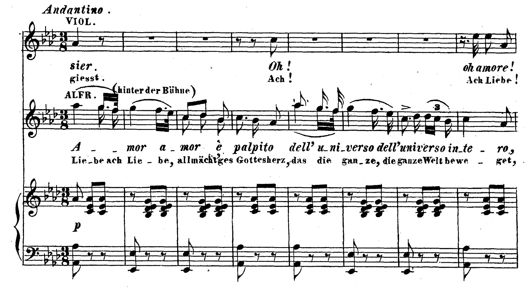 Verdi - La traviata - tema de amor en Sempre libera