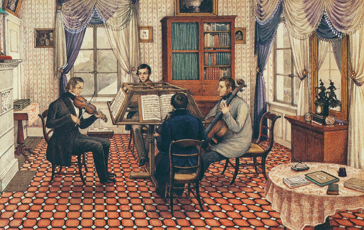 Sesión privada de cuarteto de cuerda