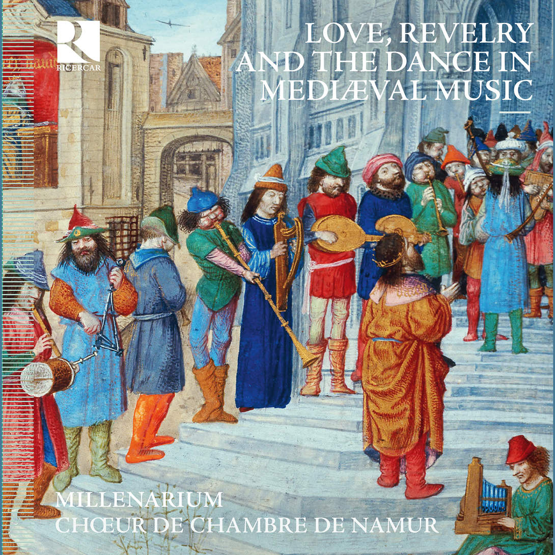 Escena de amor cortesano medieval
